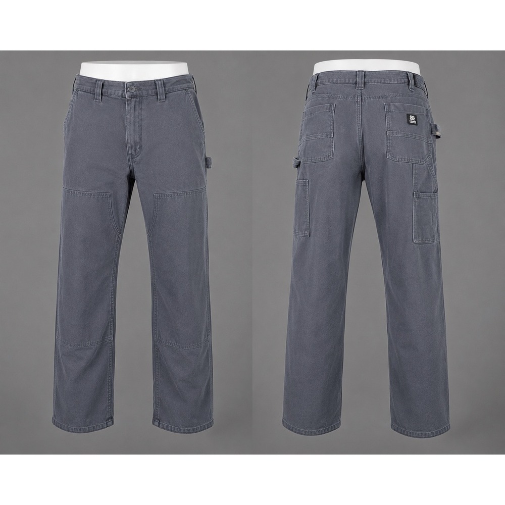 Thrive Workwear 5300 Core Tradesman Work Pants Mens 42x28 Gray Carpenter Utility